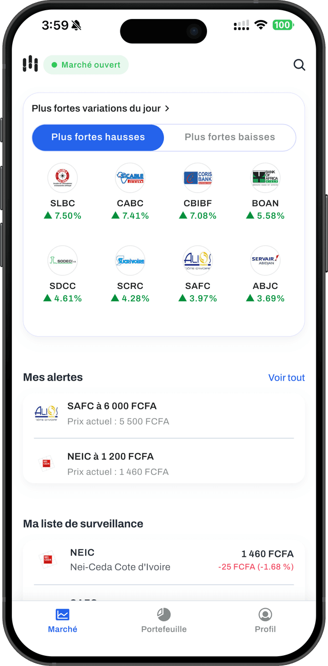Ecran de cours Akademia
